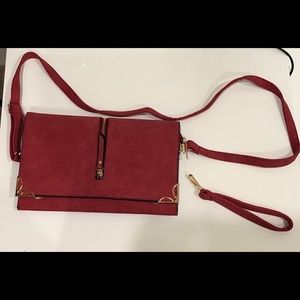 Crossbody bag. （pink)